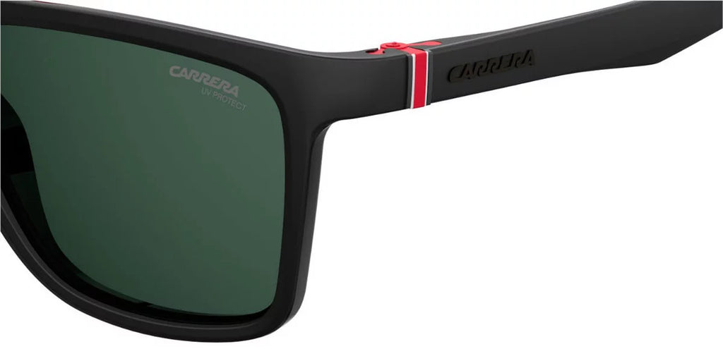 Black/Green, Carrera mm Men's Sunglasses, Square 56 CA5047/S