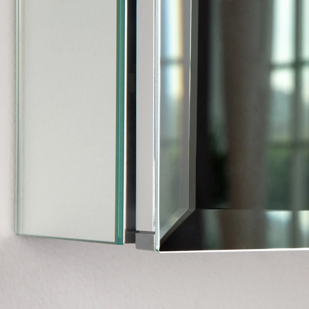 Cabinet Mirror Double Elegant Medicine Door Reflections