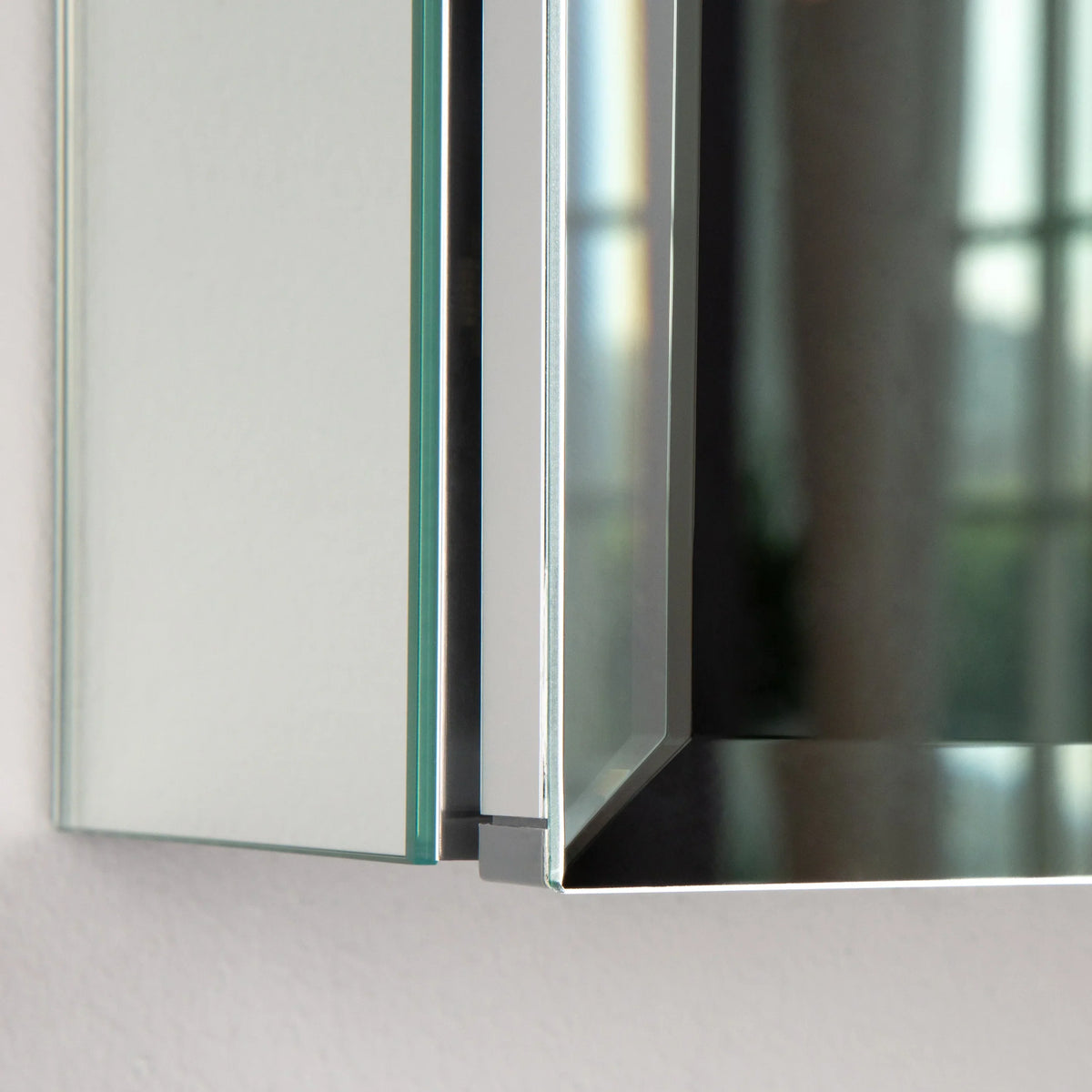 Cabinet Mirror Double Elegant Medicine Door Reflections