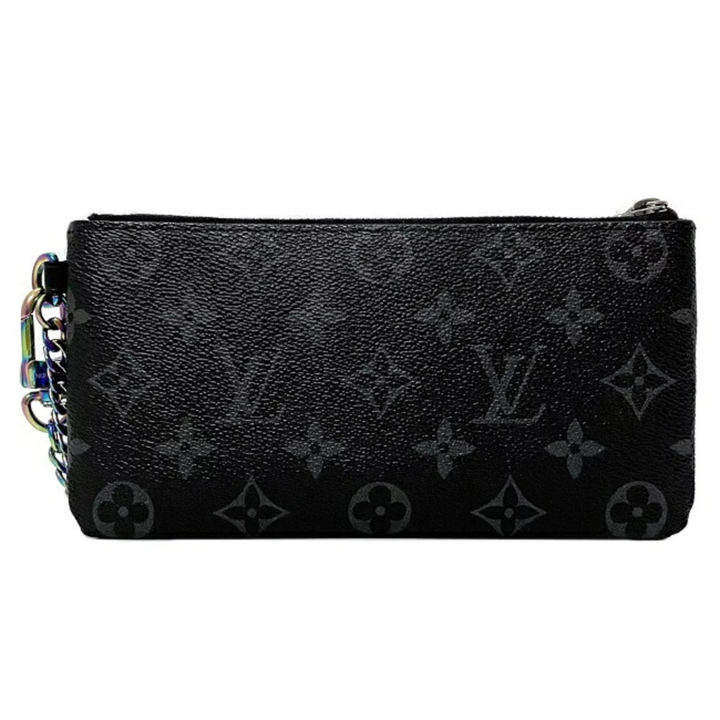 Fragment UB1137 iPhone Pouch Rainbow Fujiwara Hiroshi Collaboration M64433 Flash (Good) Eclipse Black Monogram Gray Pre-Owned