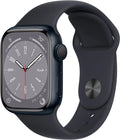 Restored 8 Midnight Aluminum Watch (Refurbished) Midnight 41mm Series 8 Gen - MNPC3LL/A Band Sport