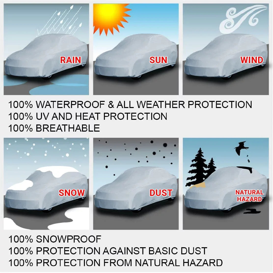 All-climate Miata] Cover Fits: Custom Waterproof [Mazda 2016-2023 Car