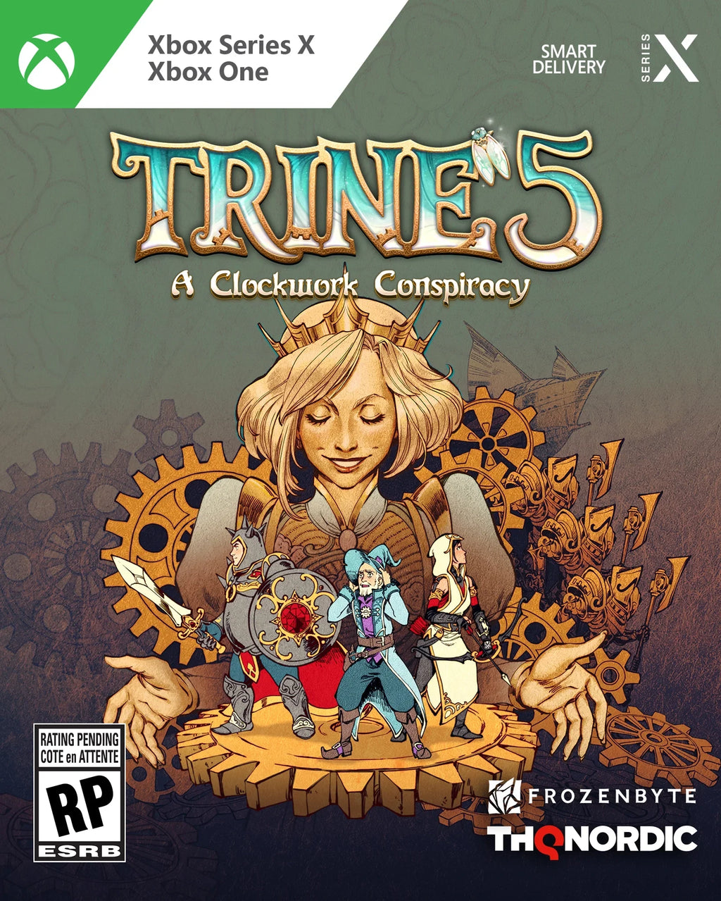 A X Xbox Trine Clockwork 5: Series Conspiracy,