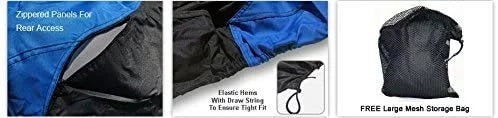 Jet 800 and Ski for Weatherproof - Wave climate from Yamaha Rain, Blue/Black Trailerable Covers Storage - Color Straps 2002-2004 Runner All - More! Includes and - Bag Protects XLT Sun, Trailer