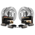 and Stock Kit Brake Power Nissan Rotor Sentra Stop Replacement Rear Pad and KOE8359 2019 Fits Front
