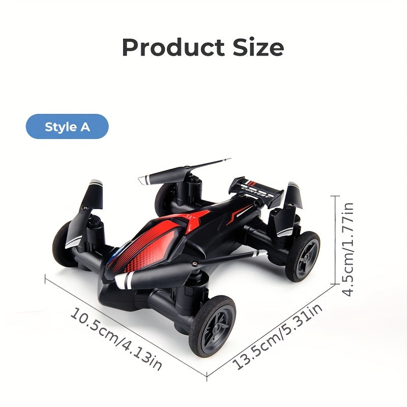 Dual-use Height Unmanned Stable And High-speed Land Setting, Drone Intelligent Gift Air For RC Four-axis And Drone Toy Low-speed Car Flight, Switch Toys