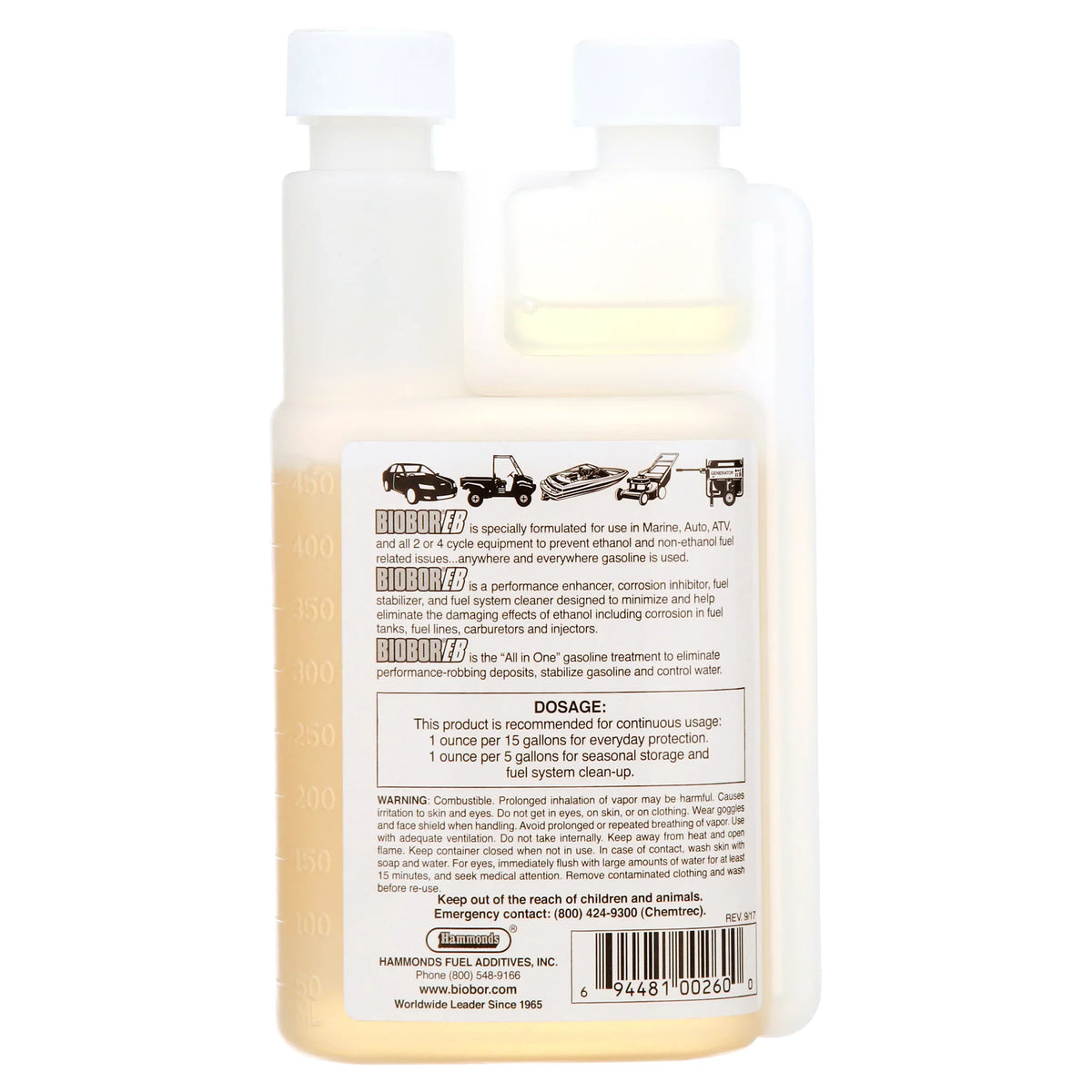 Eb Add BBEB16EZ01US Biobor Ethanol 16Oz Gas Biobor