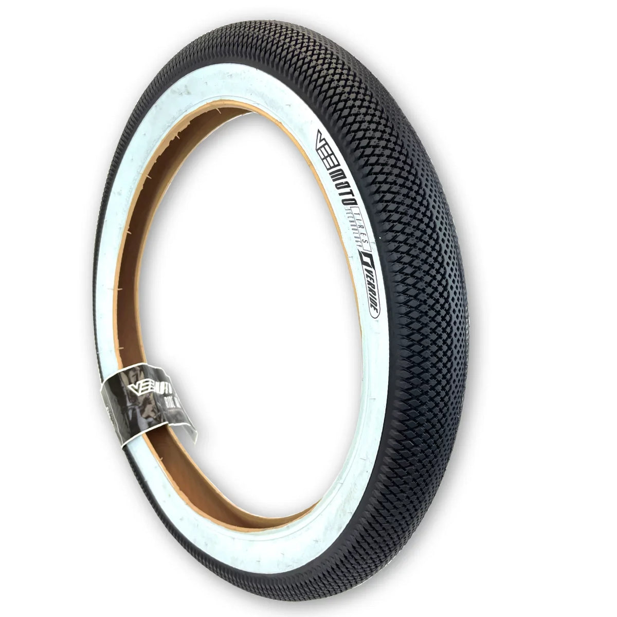 22x3.0 Tire, Speedster 50 Bike Compound E-Bike Vee Tire Whitewall Performance