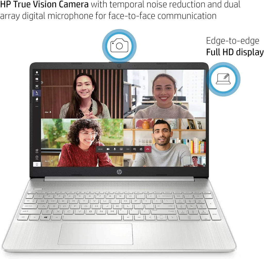 HP 6, Graphic, i7-1065G7), 15.6" Business [Windows 4.2, RAM, FHD 15 16GB Iris i5-1135G7 w/Accessories Xe SSD, 256GB 11 Computer, Wi-Fi Pro] BT 4-core Laptop Keypad, (Beats PCIe Intel Numeric