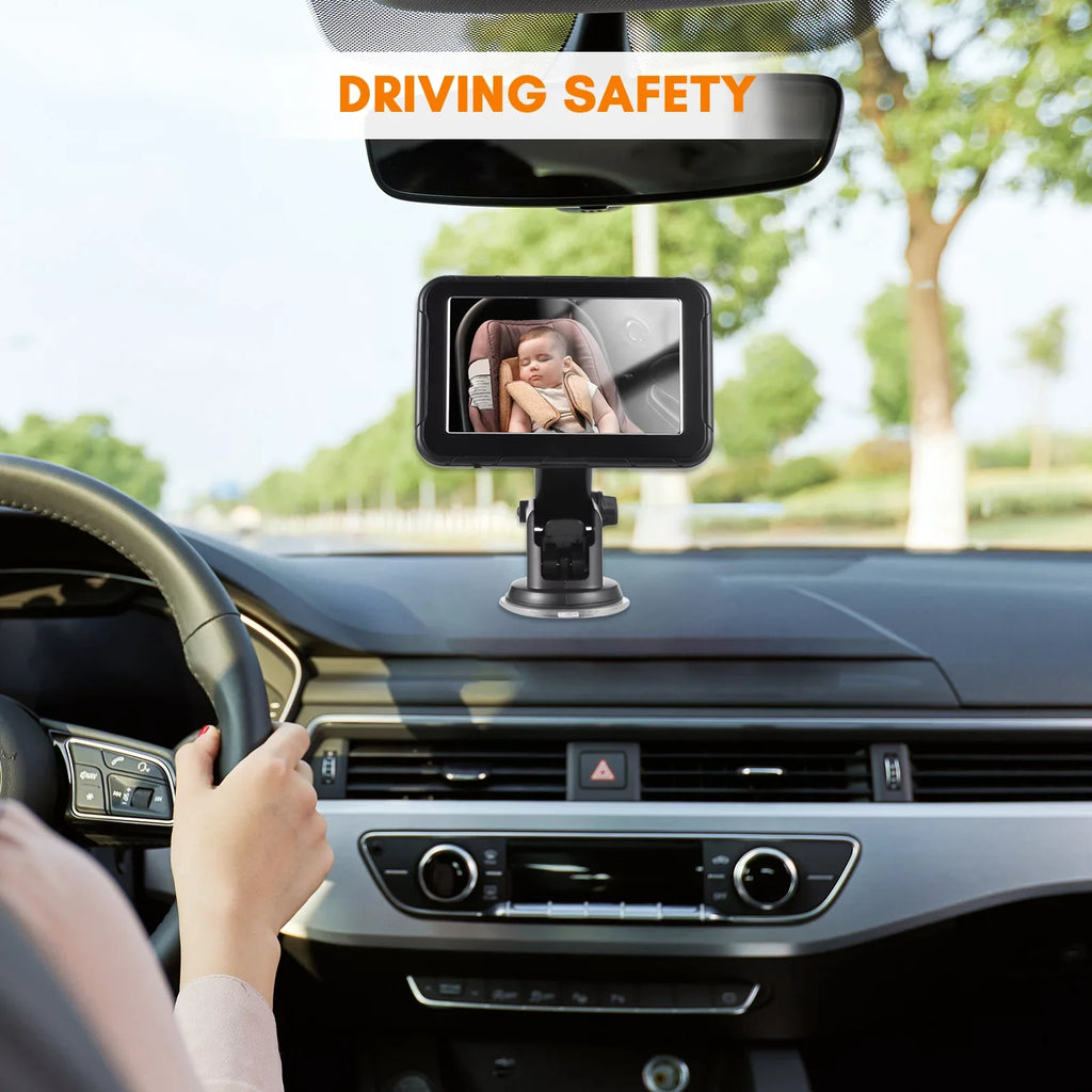 Night Wide Mirror Baby Car View Resolution 150° High Pinnaco Inch Camera Vision Invigilator Display 5