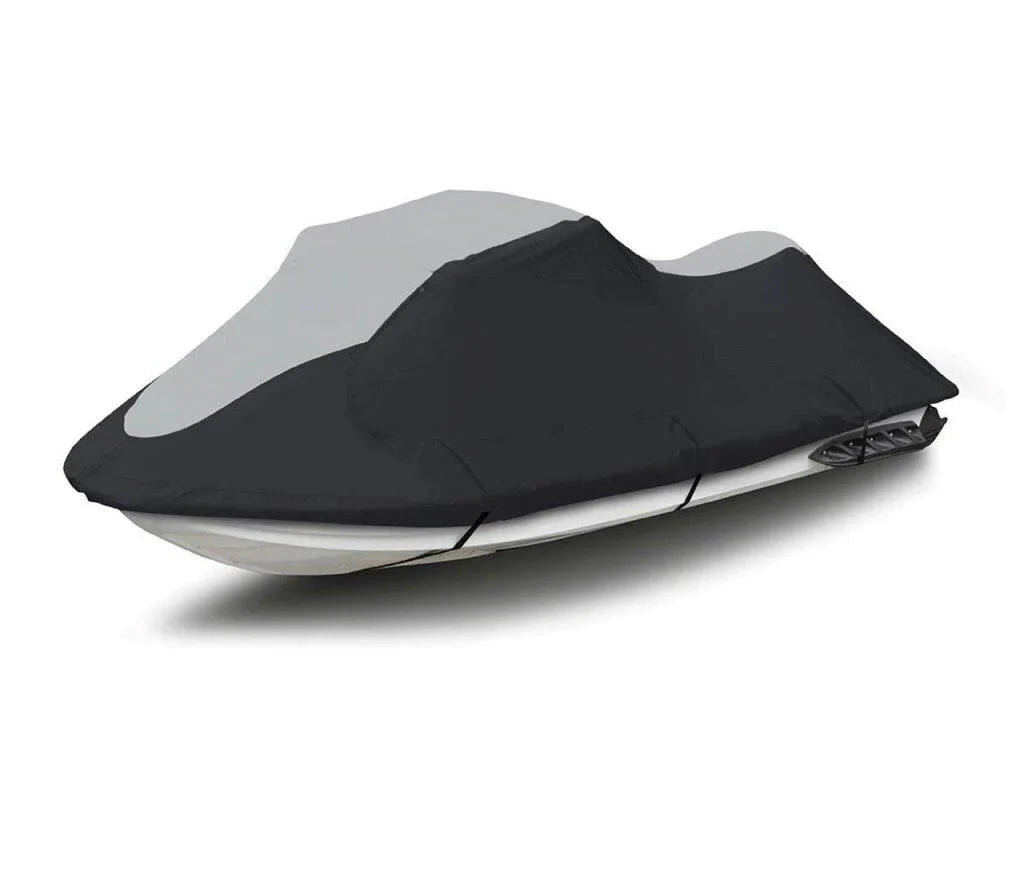 for HEAVY-DUTY 600D Compatible SUPER JET SKI GTX Cover PWC Cover Jet Sea 2002-2006 Sea-Doo PWC Ski Black/Grey 4-TEC Doo JetSki