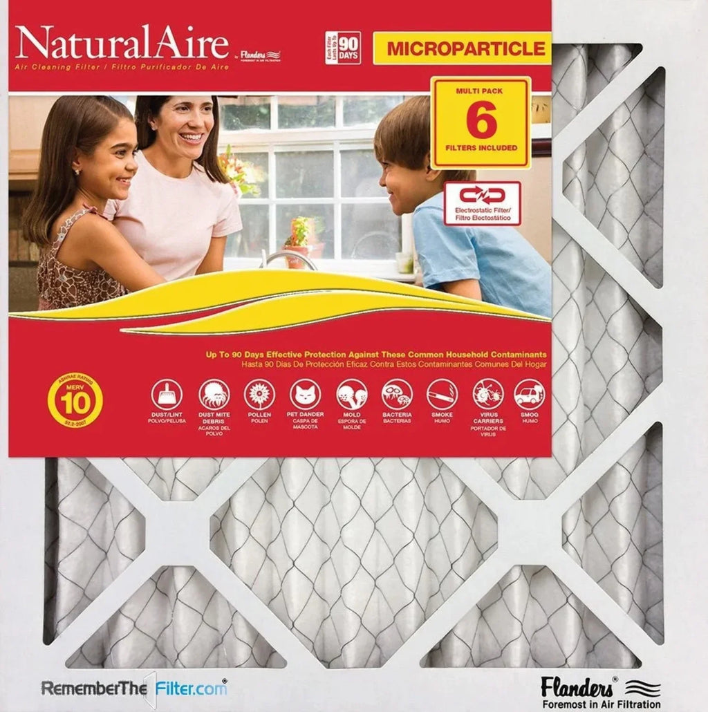 10 pack) NaturalAire 17.5x23.5x1 Microparticle MERV (6 Filters 85256.01175235