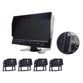 RV DVR Driving View Camera Recorder Bus+4 7" for Rear Truck Video Backup Monitor