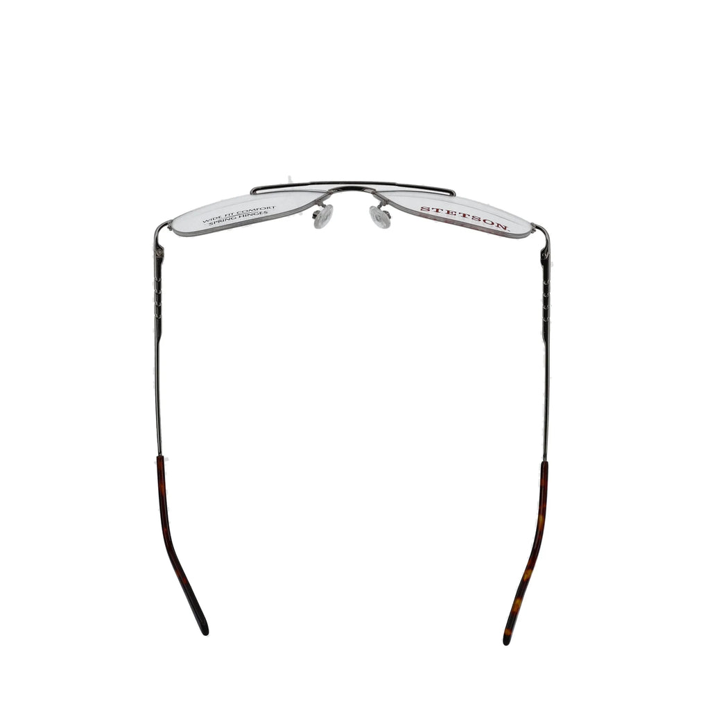 XL31, Men's with 59-18-150, Case Gold, Square Stetson ST Eyeglasses,