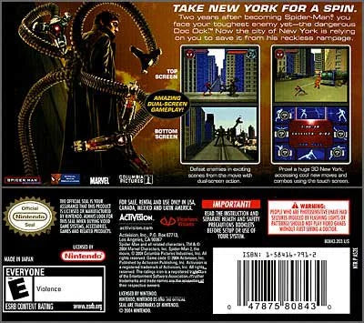 2 Spider-Man - DS Nintendo