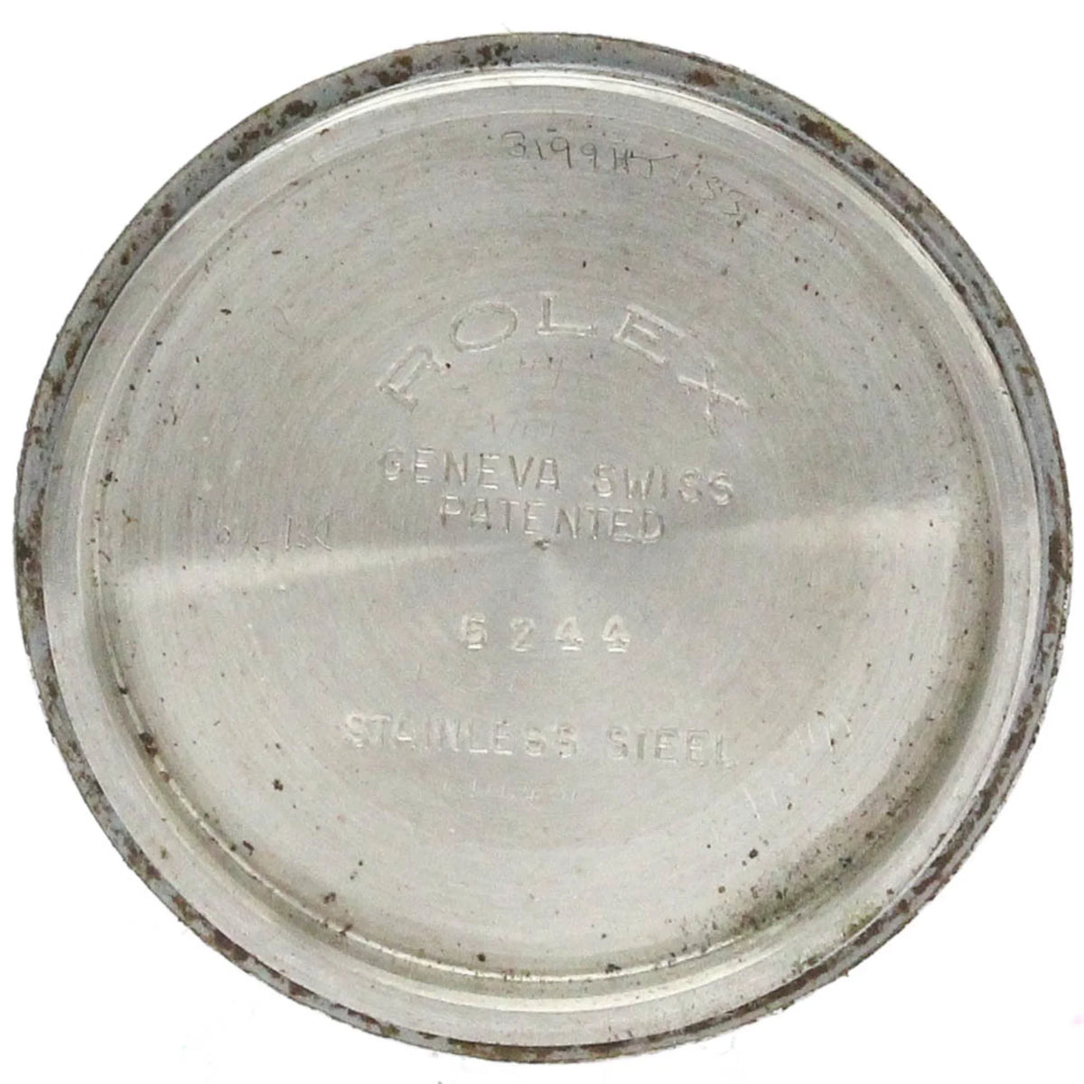 Hand-Winding Vintage Royal Steel Stainless Watch Pre-Owned Oyster 6244 BF560574 (Fair) Mens