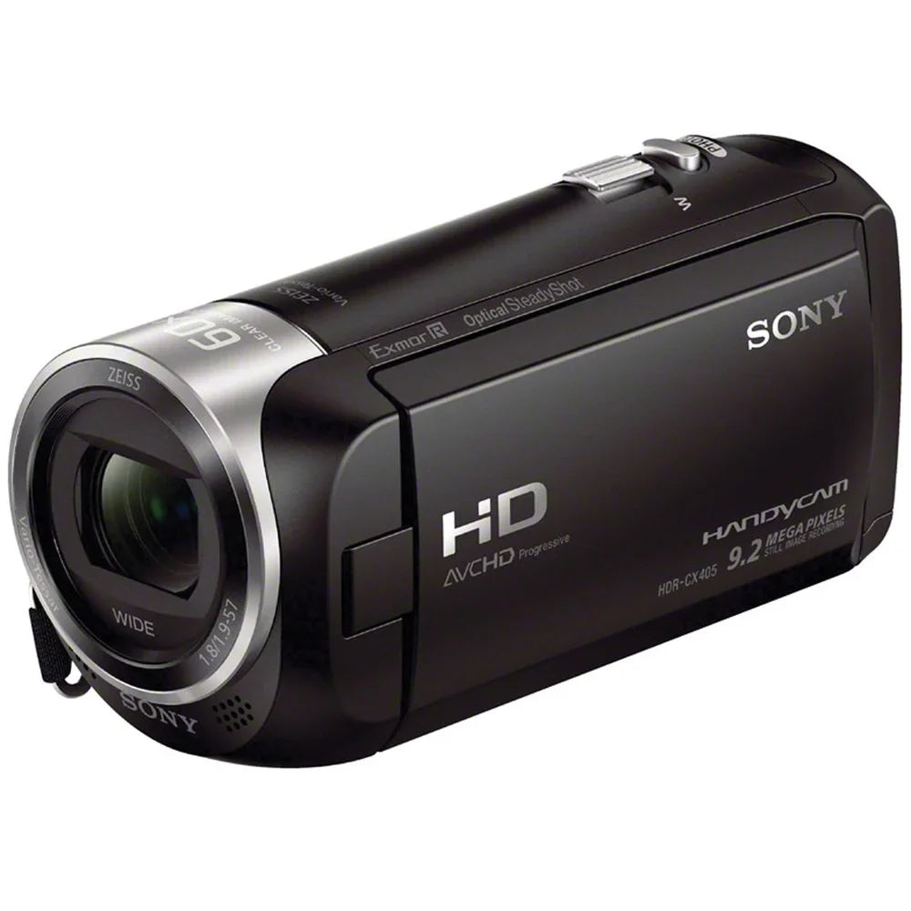 '- + + Handycam Extra Flash HDR-CX405 16GB HD Battery Kit