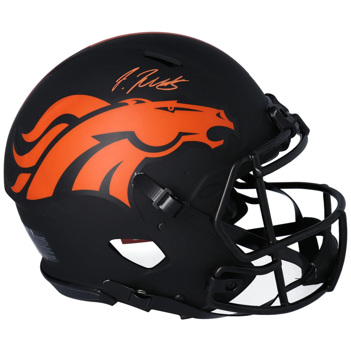 Helmet Autographed Jerry Eclipse Alternate Authentic Broncos Riddell Jeudy Speed Denver