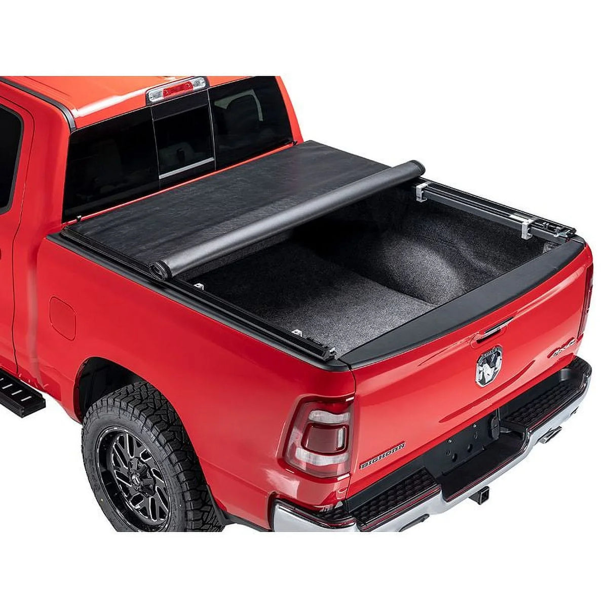 Ram 1500, Rambox Dodge 2500/3500 Truxport Tonneau w/out Compatible 248901 (96.3") Roll 8' Bed | 2010-21 Classic Soft Truxedo with 2009-2018, 2019-2020 Up Truck | Bed Cover