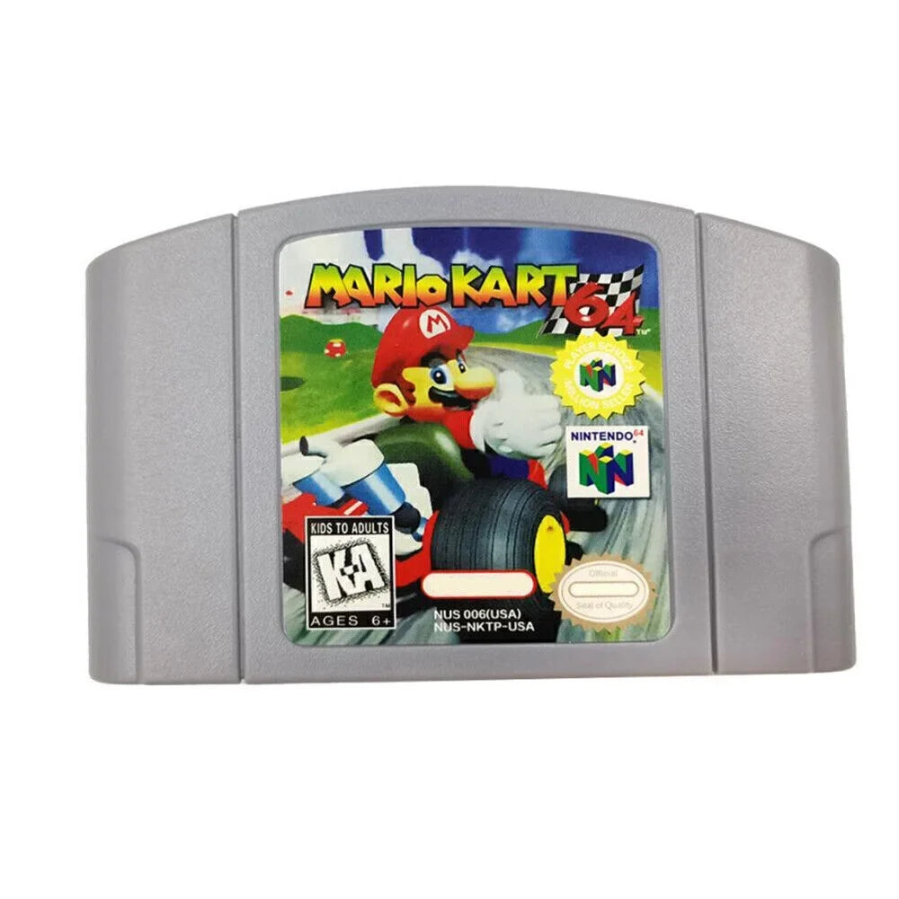 Version Game US 64 Version Nintendo Kart For Cartridge Mario Console Card N64