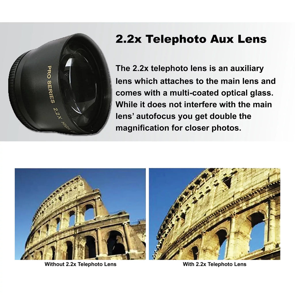 with Canon Camera ZeeTech EOS 64GB Tripod Card, and Flash, Lens, 75-300mm DSLR SanDisk 90D Bundle Backpack, 18-55mm, Accessory