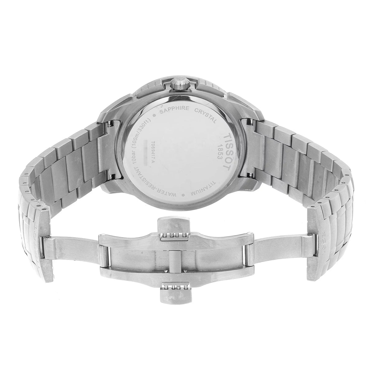 Blue Titanium Watch T069.417.44.041.00 Dial Quartz Tissot T-Sport Mens 43mm
