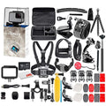 HERO7 Fully - Waterproof Card Camera with - 64GB GoPro Kit Video, Micro Photos, White Full Stabilization with Piece Screen, Loaded Action Sd Touch 50 and HD and Accessory - Bundle 10MP