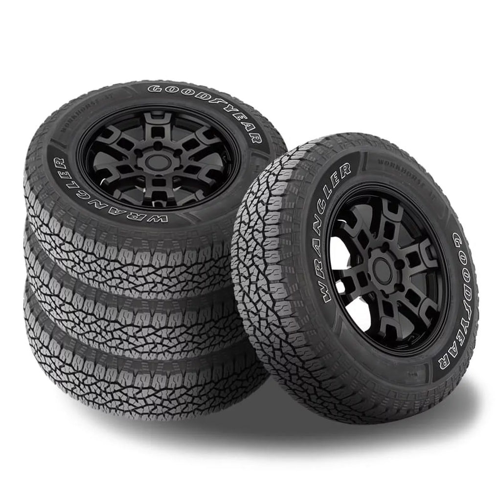 102T Honda EX-L Terrain, Set Fits: Wrangler A/T 4 2014-23 of Chevrolet All 2256517 OWL 225/65R17 LT, CR-V Workhorse 3PMSF / Goodyear 480757856 Tires, 225/65/17 Equinox / 2007-16