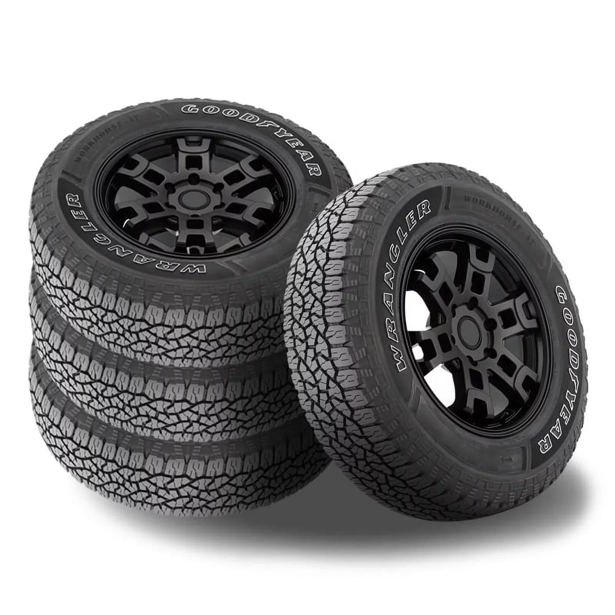 102T Honda EX-L Terrain, Set Fits: Wrangler A/T 4 2014-23 of Chevrolet All 2256517 OWL 225/65R17 LT, CR-V Workhorse 3PMSF / Goodyear 480757856 Tires, 225/65/17 Equinox / 2007-16