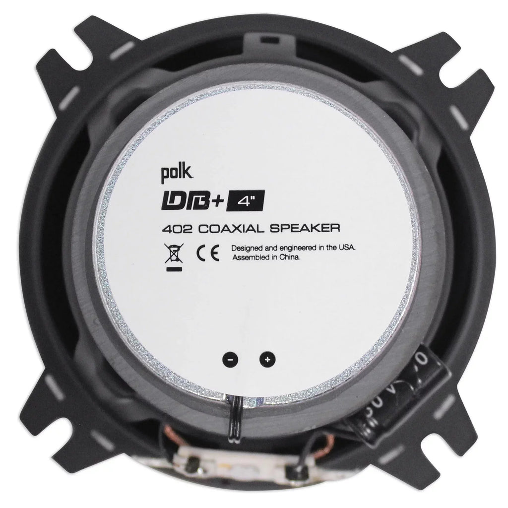 Amp Chrome (2) ATV/UTVCART For Tower 2-Channel 4" Polk Audio Speakers+MTX
