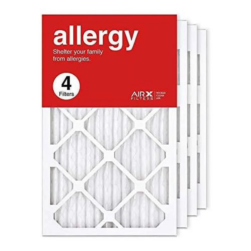 Furnace 4-Pack Allergy Filter Pleated HVAC Filter, The AC 11 In Made Air MERV Air