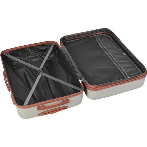 sets Sets ABS Hardshell 3pcs 20''24''28''( Hardside Expandable New Lightweight Suitcase Light Durable Model Luggage with Wheels Grey Spinner Lock Brown) Suitcase Luggage TSA and Clearance