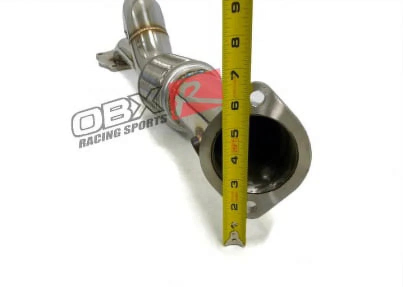 2014 thru Maximizer Pipe Flow 4B11 For 2008 steel Straight Mitsubishi Fits 2.0L EVO-X Stainless By