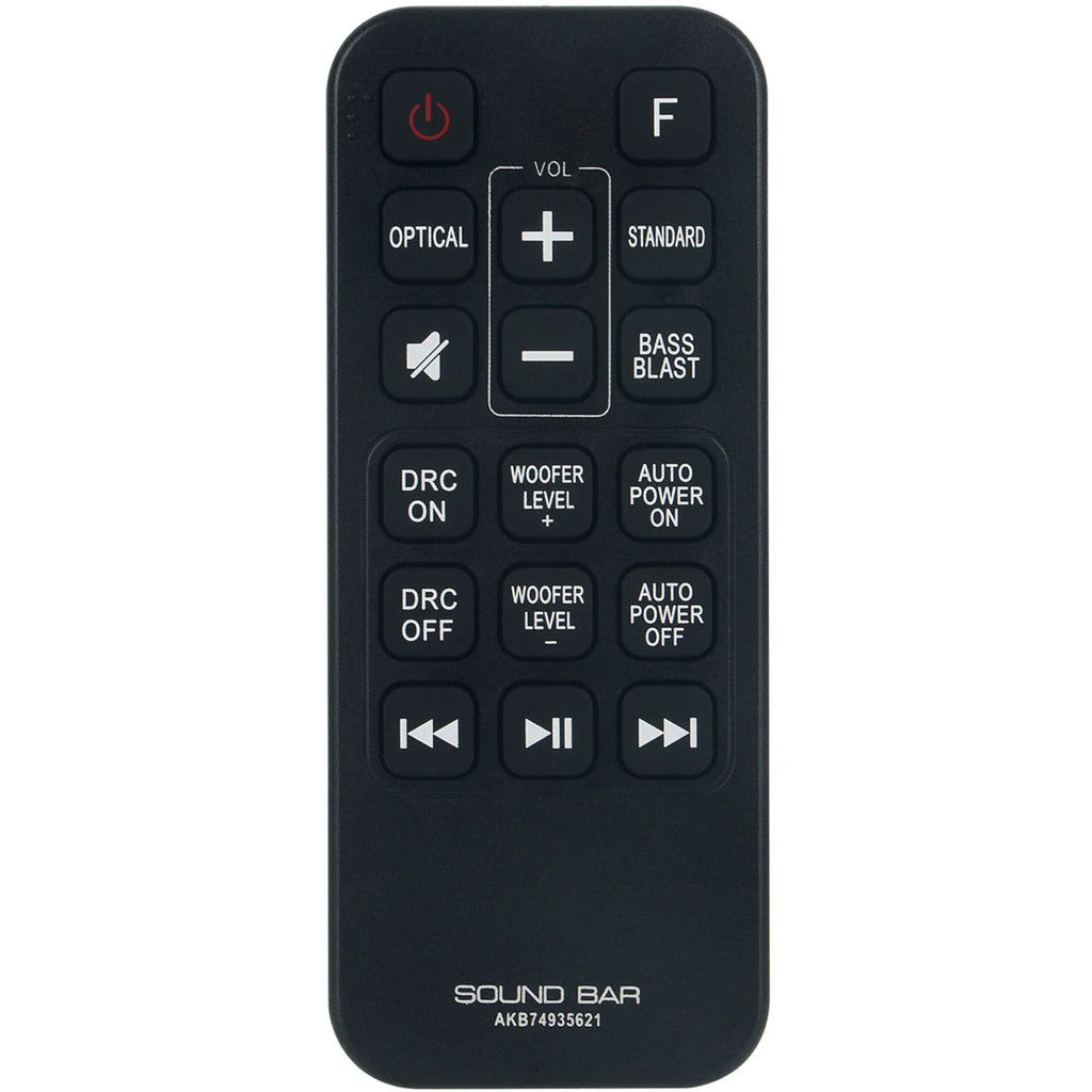 for AKB74935621 Bar Control Replacement SPJ2B-W Sound Remote Wireless LG SJ2