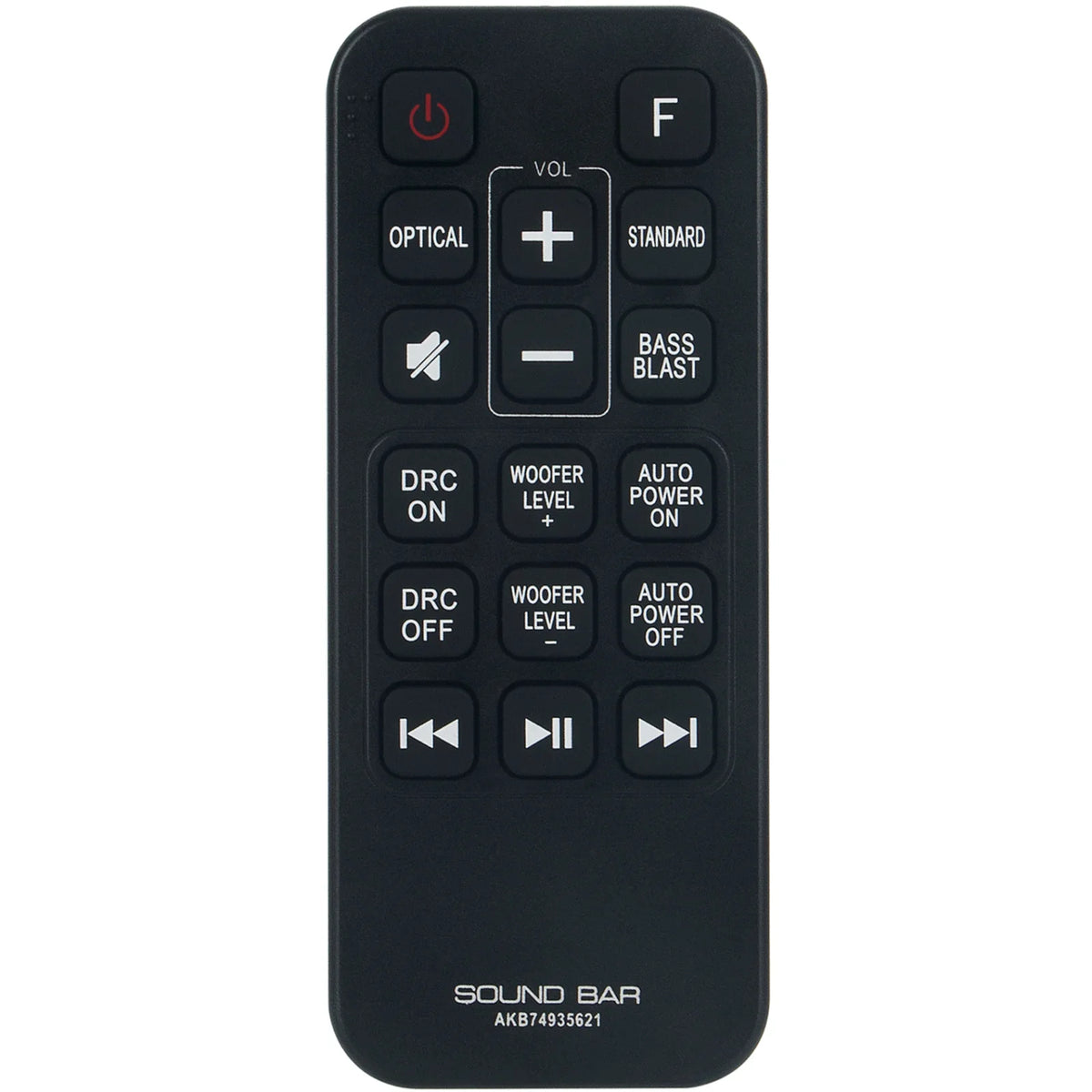 for AKB74935621 Bar Control Replacement SPJ2B-W Sound Remote Wireless LG SJ2
