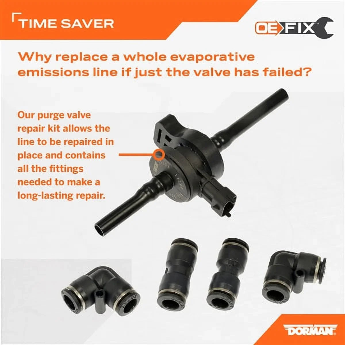 Canister Purge Solenoid Repair Evaporative Kit