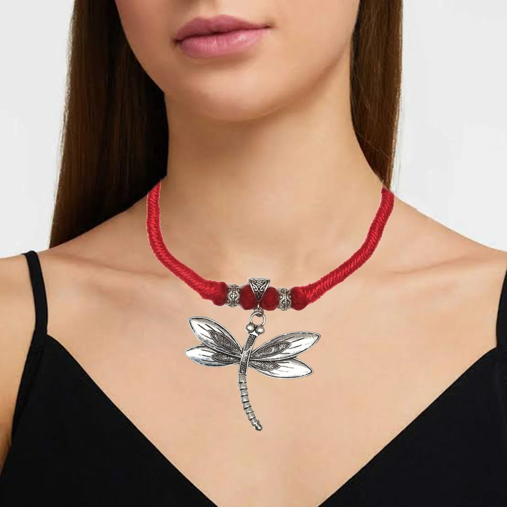 Day 925 Thred Buterfly Silver 20 925 Macrame Jewelry in Mother's Silver Necklace