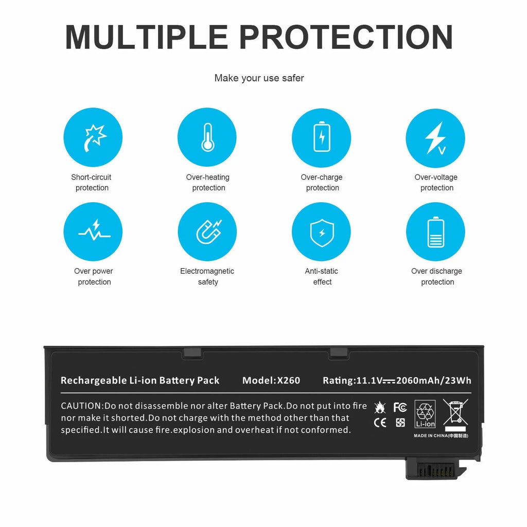 T470p T460 Battery Lenovo New For T440 L460 ThinkPad T550 T460p T450 L450 24Wh