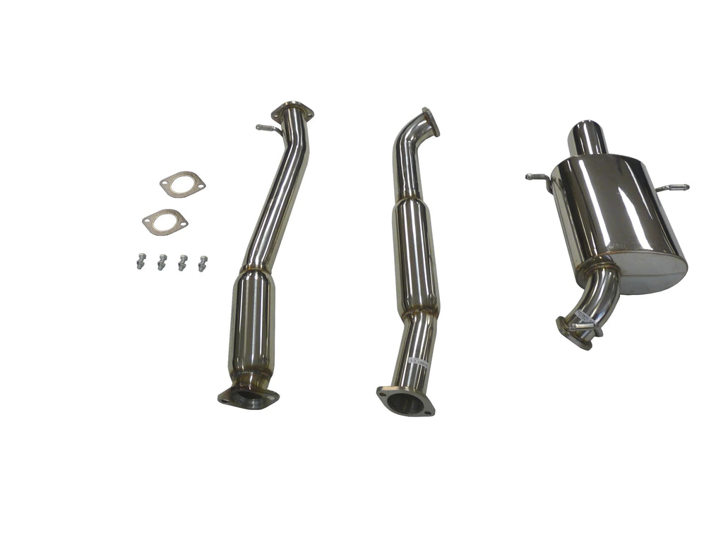 to Subaru Stainless Impreza Forester 93 GDB OBX-RS Exhaust Catback By STI, WRX 07 For