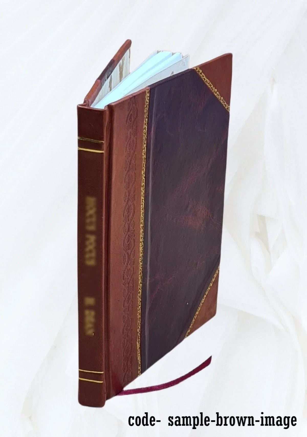 1841 [Leather notices Jan. in of 1620 Freetown with the Bound] present of discourses, Tiverton; to and delivered 24, time; sketch Historical River, 1841 three from Fall