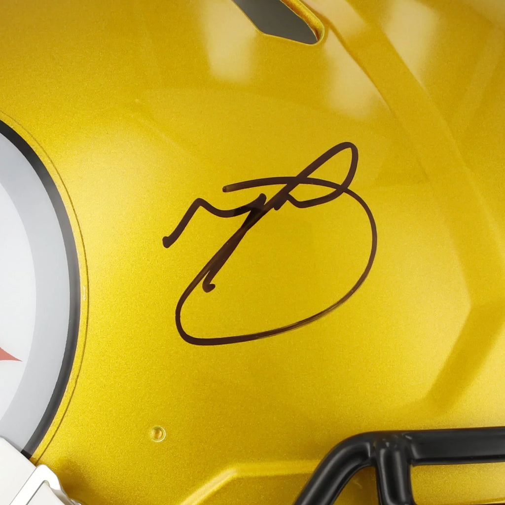 Helmet Autographed Flash Riddell Pittsburgh Authentic Speed Fitzpatrick Steelers Minkah