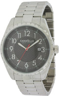 43B134 Watch Stainless Caravelle York New Mens Steel