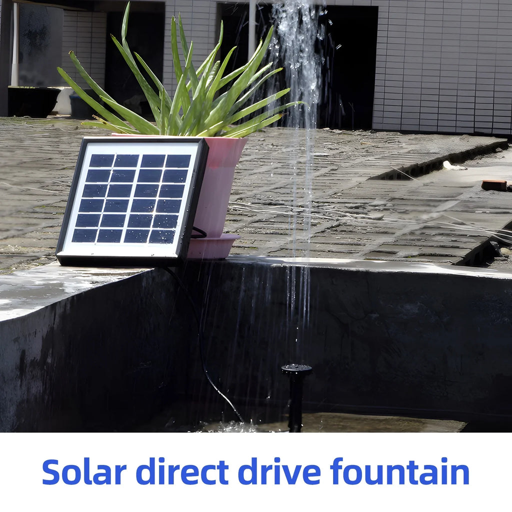 Solar Powered Powered And Pond Pipe liquid PumpHuiop Fountain,Stakes Stakes liquid Pond Arealer liquid 8 Pond/pool/fish Solar Powered 9.84ft Pump Solar Nozzles 9.84ft And 160l/hRate Nozzles