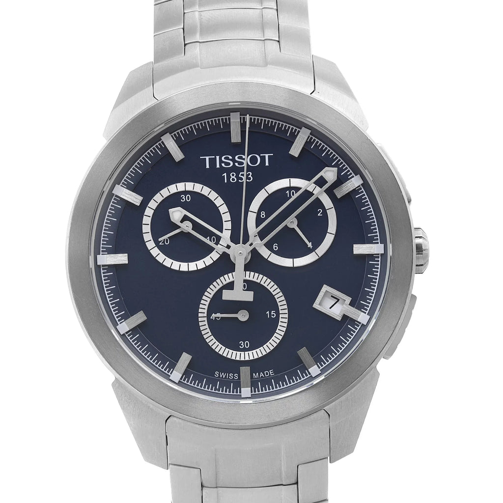 Blue Titanium Watch T069.417.44.041.00 Dial Quartz Tissot T-Sport Mens 43mm