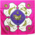 | (Good) Ladies For 90 Carre Scarf Pre-Owned HERMES Pink "SPRINGS" Hermes Springs