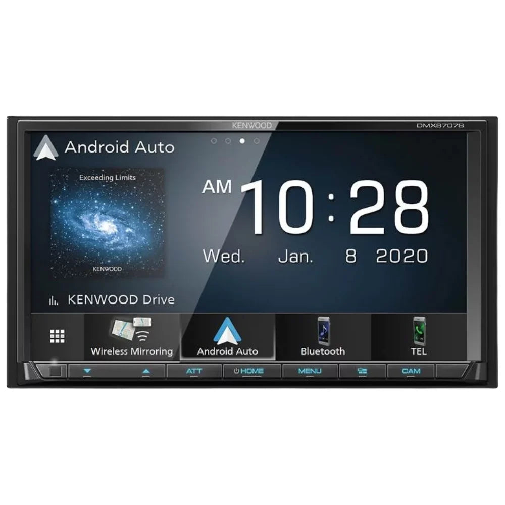 Kenwood Universal Receiver 6.95" and DMX9707S Multimedia Backup CMOS-230 New Camera