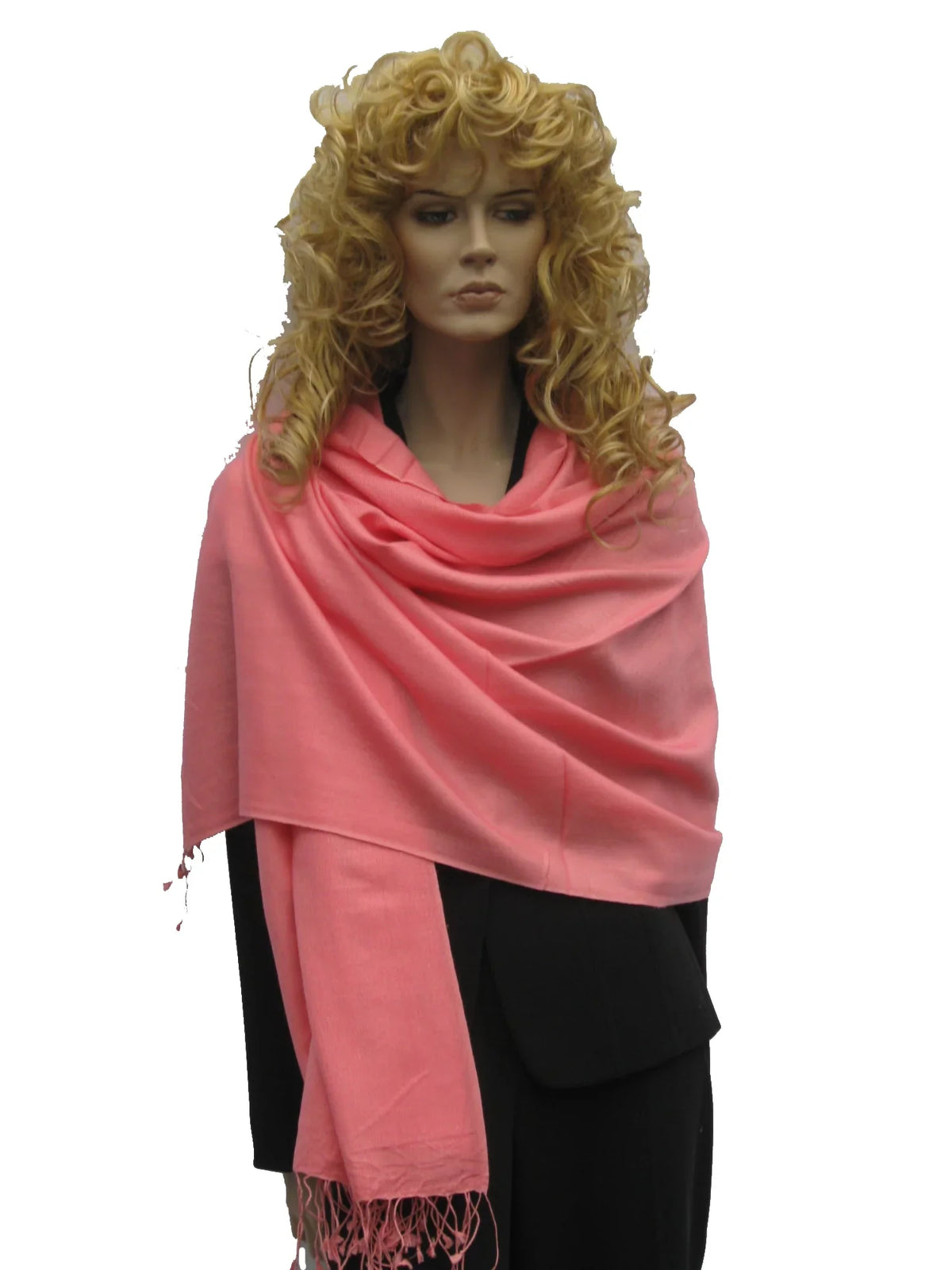 Scarf/Wool/Silk Scarf/Pashmina (Light Scarf/Scarves/Shawl/Shawls/Stole/Wrap/Pashmina Coral) Shawl/Cashmere/Cashmere