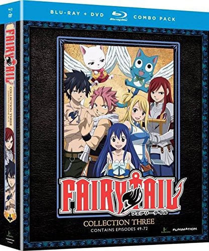 DVD), Three Anime (Blu-ray Collection Funimation + Fairy Prod, Tail: