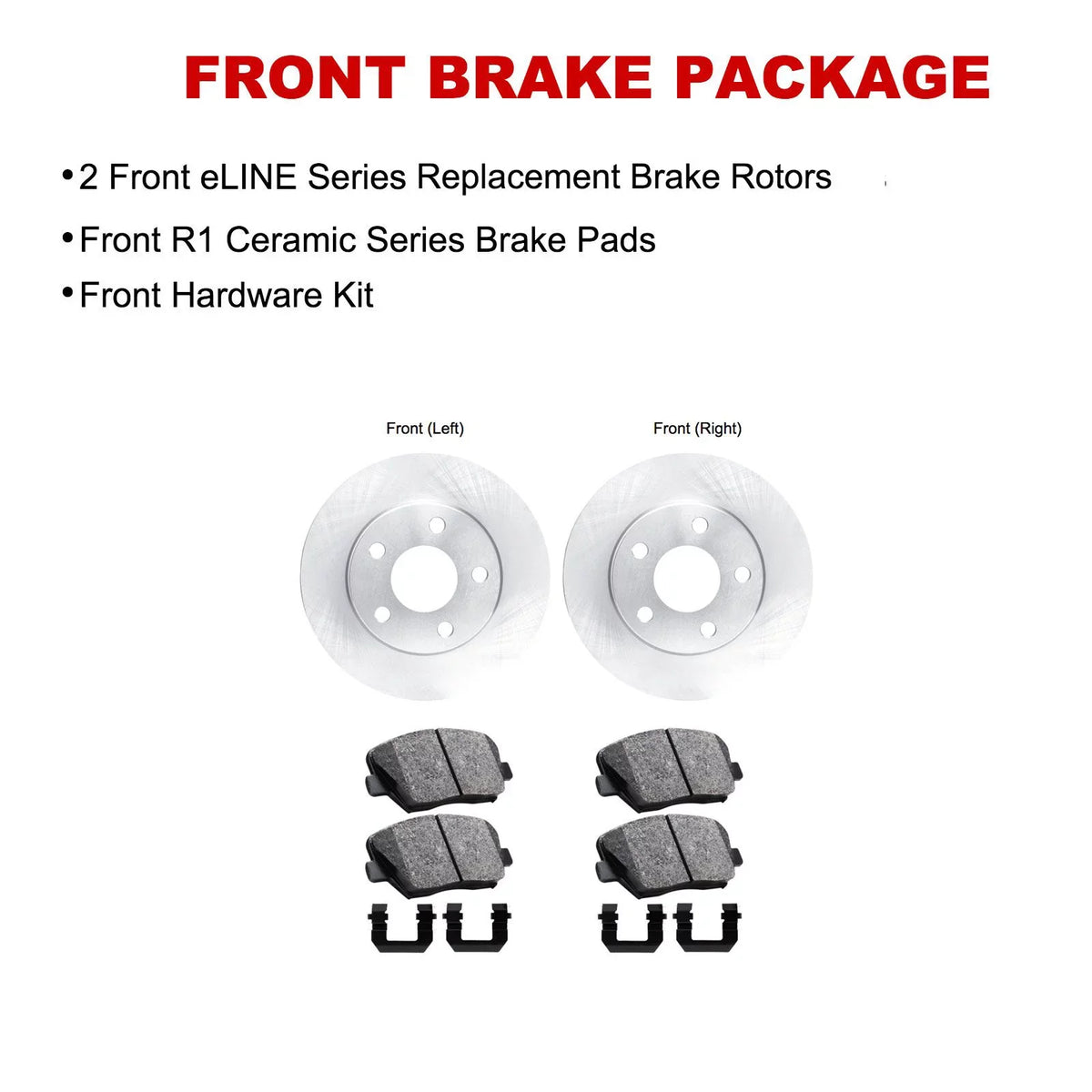 CHEVROLET LS CHEVROLET Series MALIBU E 2017-2022 Line select: Concepts 2016 Brake R1 Concepts With MALIBU Ceramic R1 47078 Wfwh1 Fits LT, Rotor