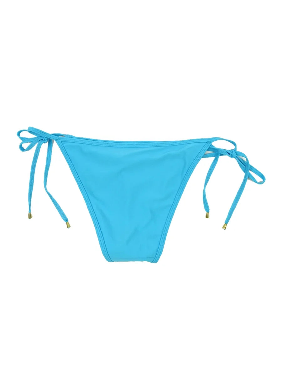 Tie Side Swim Swimsuit(S, Ramy Lesia Splash Women's Blue) Brook Bottom Separates
